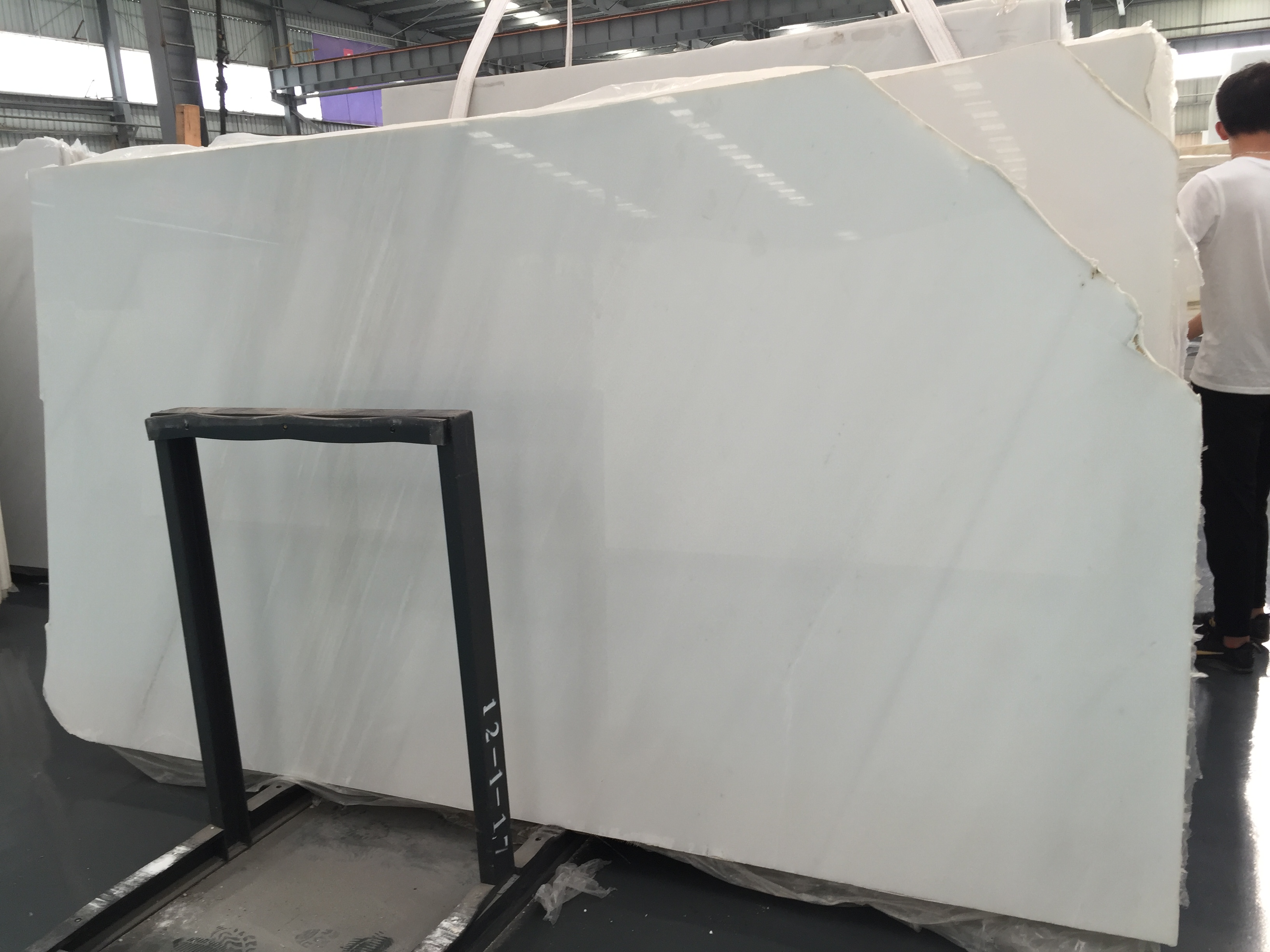 Pure White Marble Chinese Natural Stone Marble Slabs